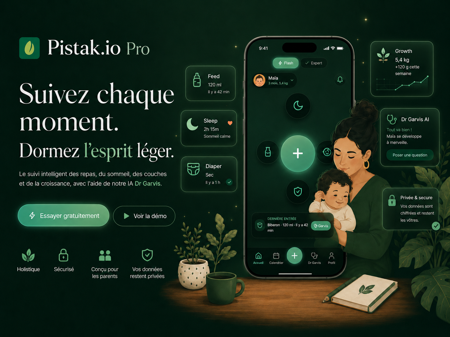 Pistak.io — suivi périnatal
